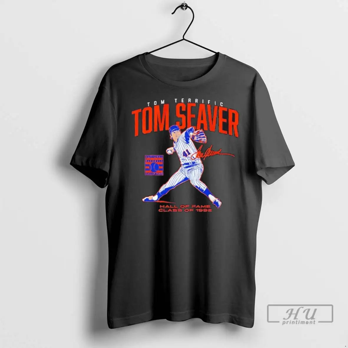 Trending New York Mets Tom Seaver National Baseball - Adult & Kids T-Shirts, Sweatshirts & Hoodies apparel design preview 1