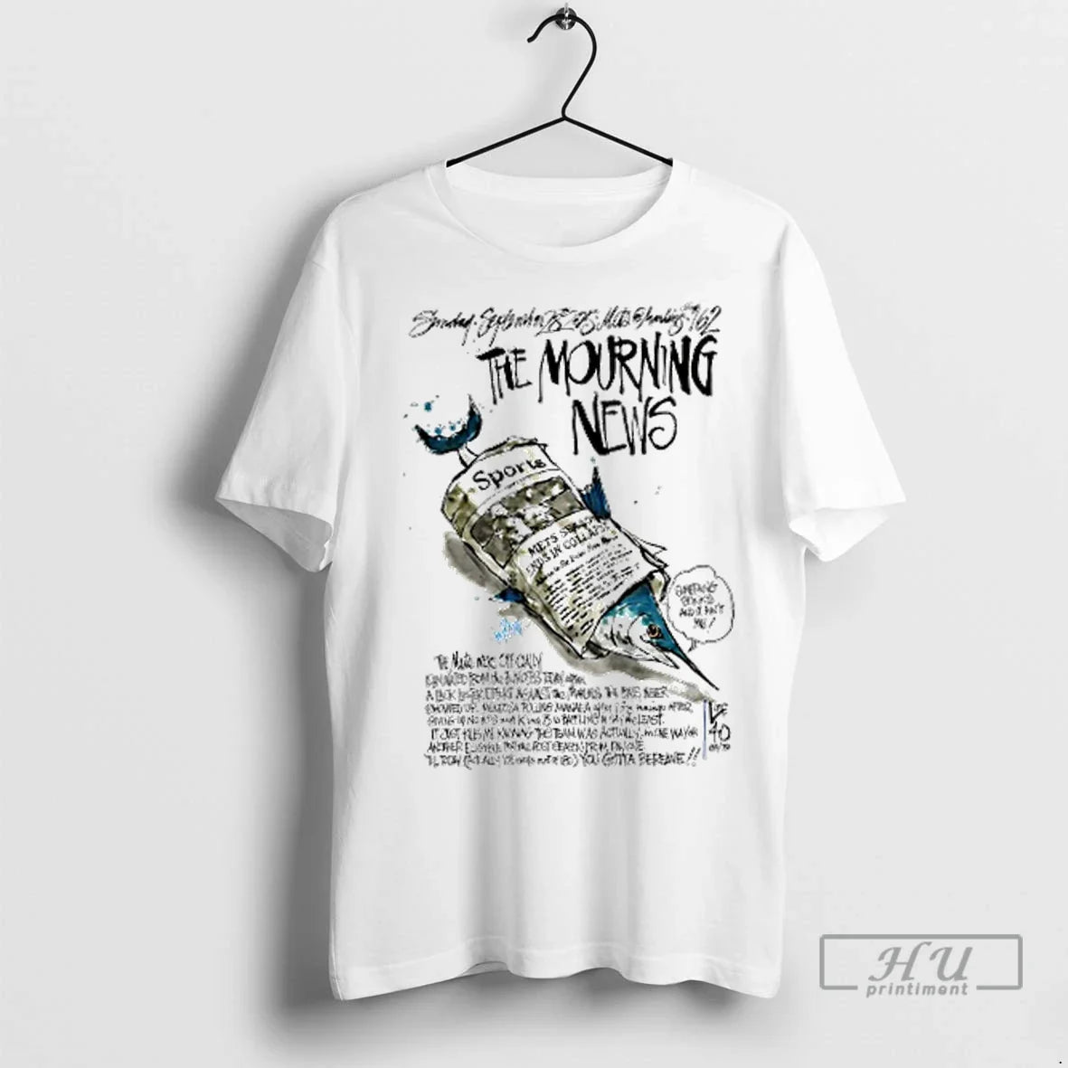 Trending New York Mets The Mourning News - Adult & Kids T-Shirts, Sweatshirts & Hoodies apparel design preview 1
