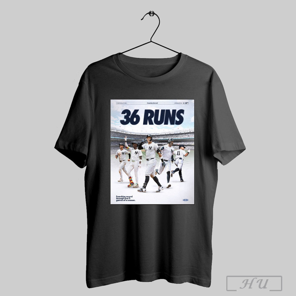 Trending New York Yankees Vs Milwaukee Brewers 36 - Adult & Kids T-Shirts, Sweatshirts & Hoodies apparel design preview 1