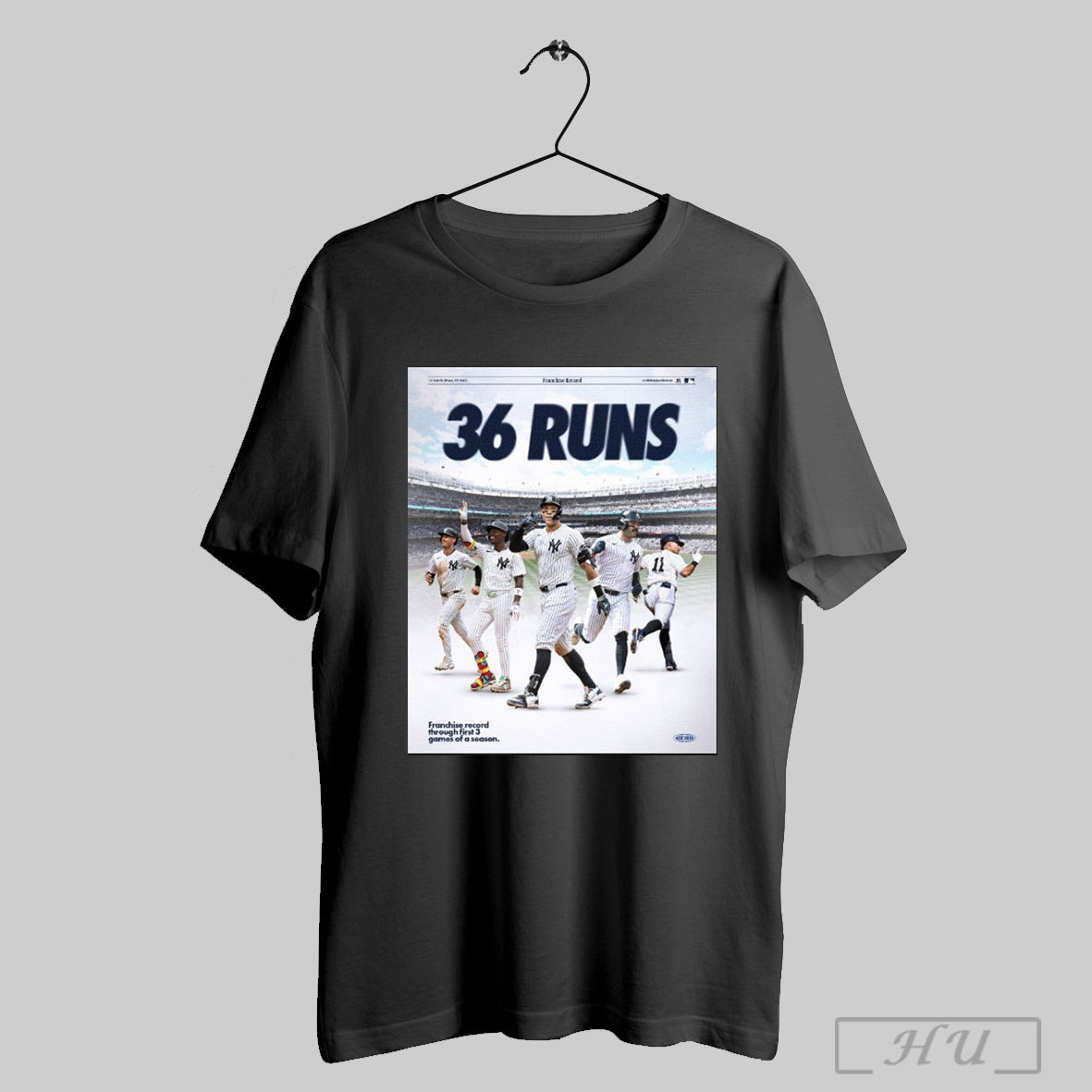 Trending New York Yankees Vs Milwaukee Brewers 36 - Adult & Kids T-Shirts, Sweatshirts & Hoodies apparel design preview 1