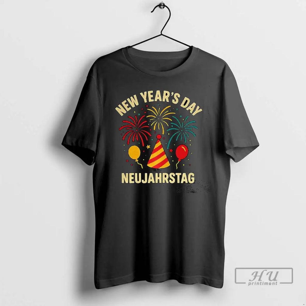 Trending New Years Day Neujahrstag - Adult & Kids T-Shirts, Sweatshirts & Hoodies apparel design preview 1
