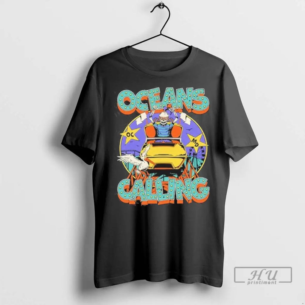 Trending Oceans Calling Festival Rollercoaster Lineup - Adult & Kids T-Shirts, Sweatshirts & Hoodies apparel design preview 1