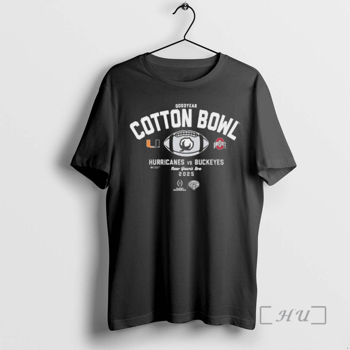 Trending Ohio State Vs Miami 2025 Goodyear Cotton - Adult & Kids T-Shirts, Sweatshirts & Hoodies apparel design preview 1