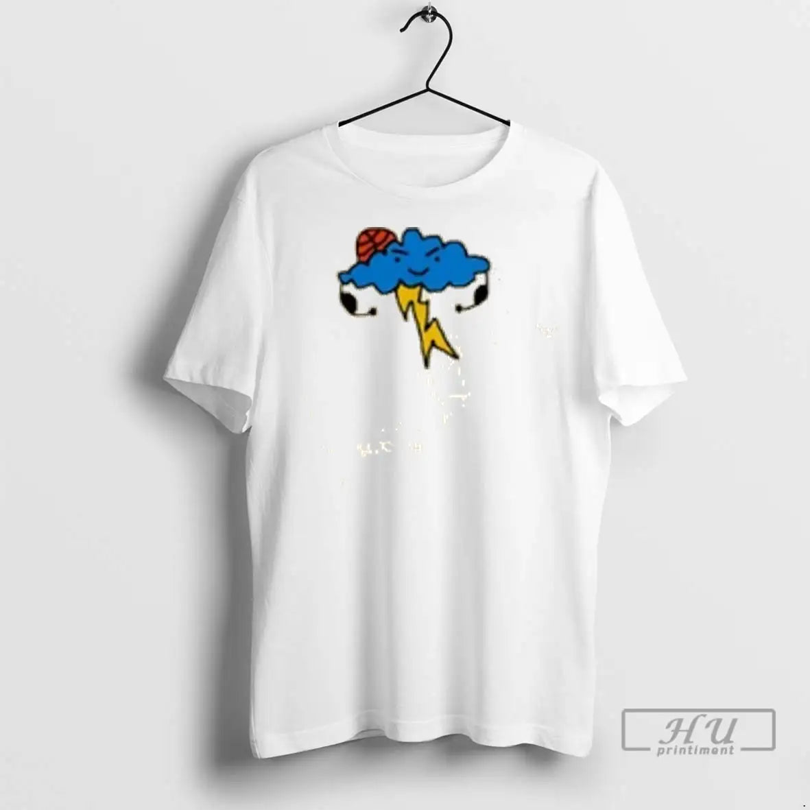 Trending Oklahoma City Thunder Basketball Icon Paint - Adult & Kids T-Shirts, Sweatshirts & Hoodies apparel design preview 1
