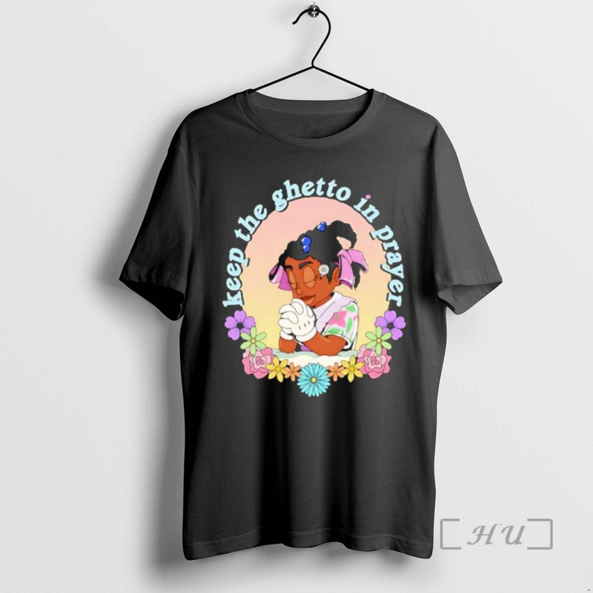 Trending Paida Keep Ghetto Prayer - Adult & Kids T-Shirts, Sweatshirts & Hoodies apparel design preview 1