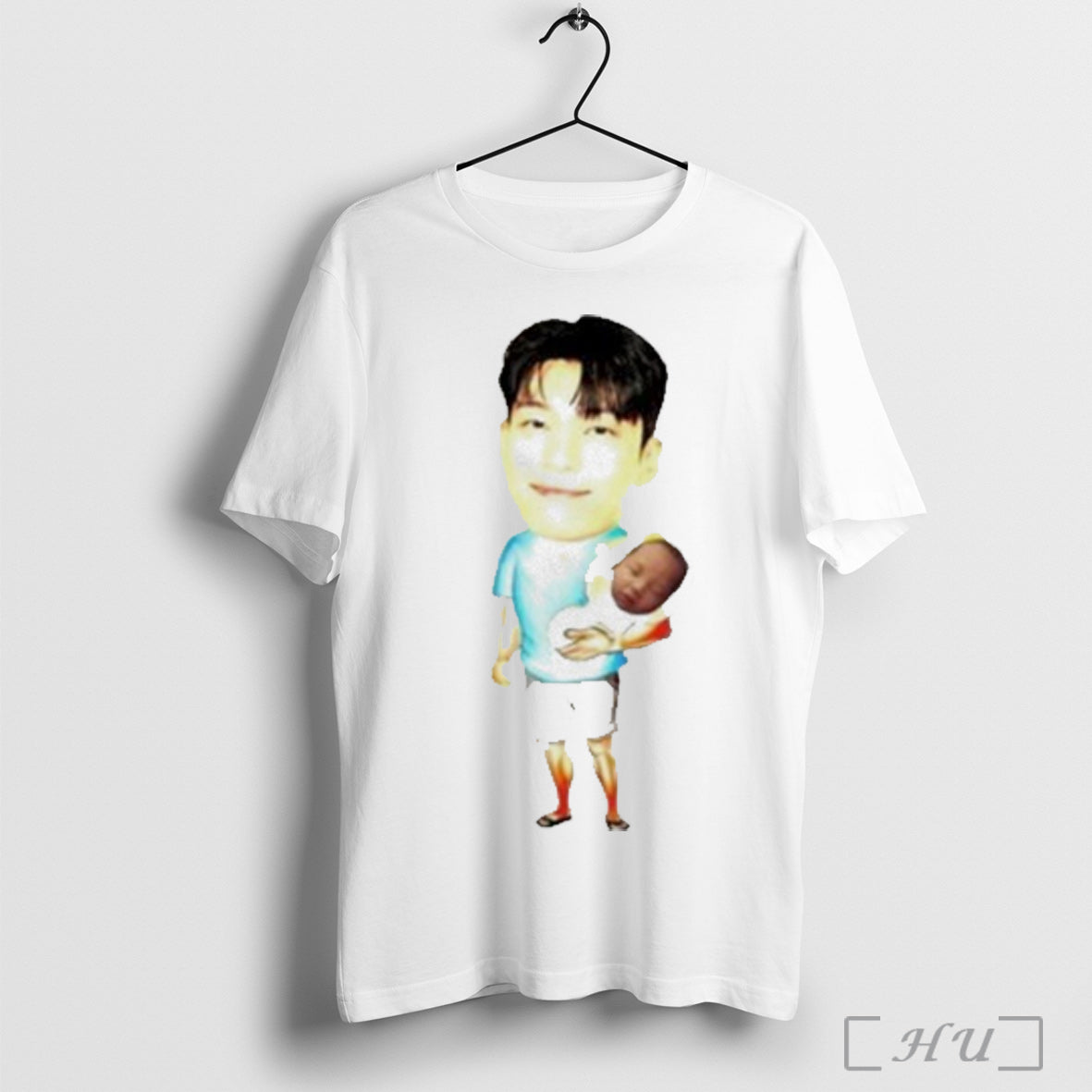 Trending Papa Front Man Wi Ha Carry Player 222 Squid - Adult & Kids T-Shirts, Sweatshirts & Hoodies apparel design preview 1