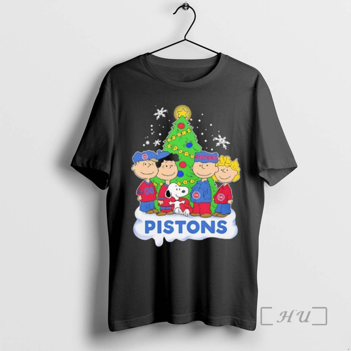 Trending Peanuts Comic Tree Detroit Pistons - Adult & Kids T-Shirts, Sweatshirts & Hoodies apparel design preview 1