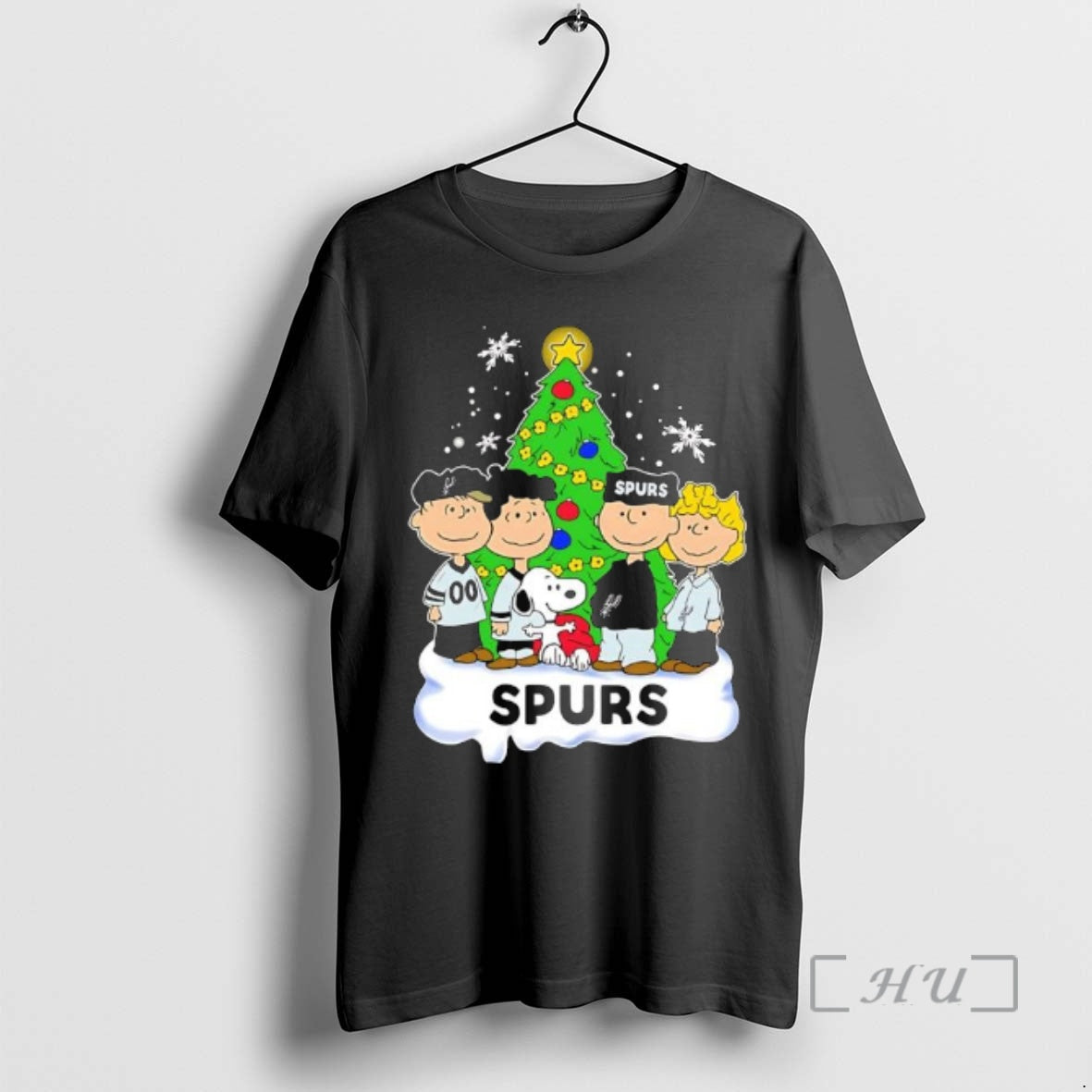 Trending Peanuts Comic Tree San Antonio Spurs - Adult & Kids T-Shirts, Sweatshirts & Hoodies apparel design preview 1