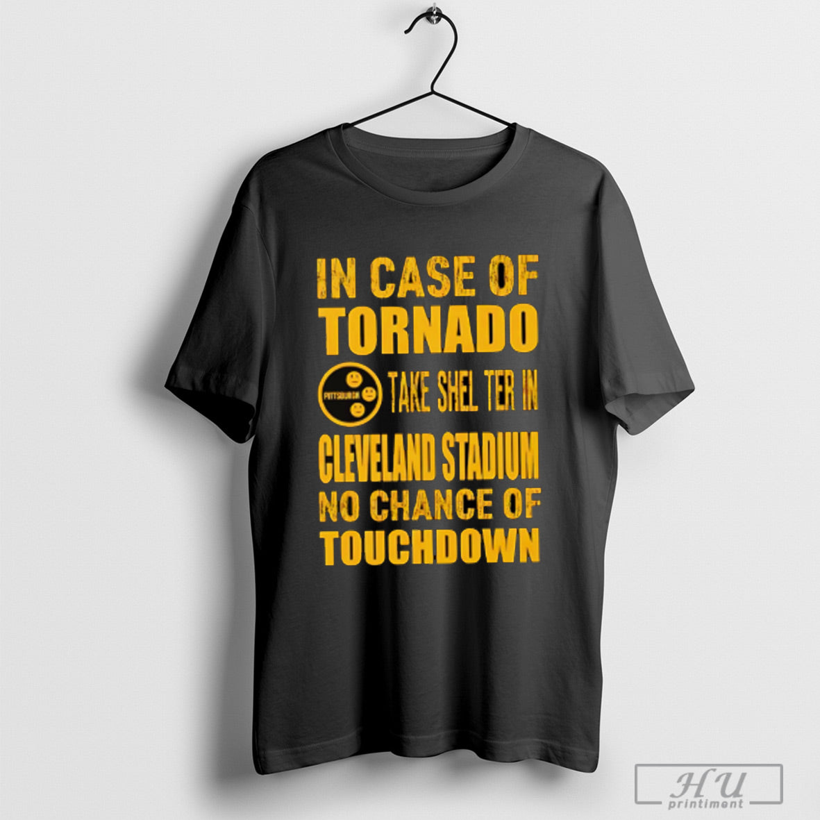 Trending Pittsburgh Cleveland In Case Of Tornado Take - Adult & Kids T-Shirts, Sweatshirts & Hoodies apparel design preview 1