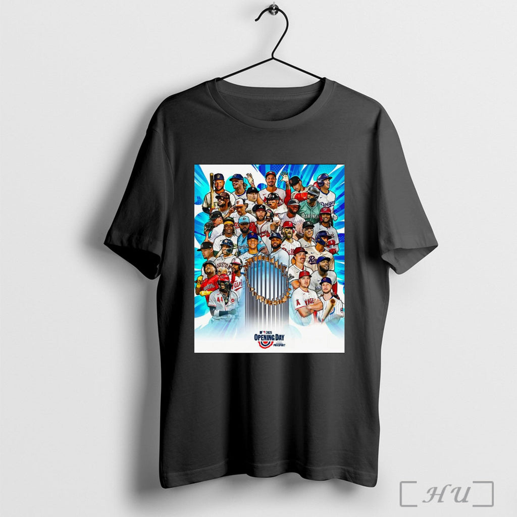 Trending Poster Mlb 2025 Opening Day Los Angeles - Adult & Kids T-Shirts, Sweatshirts & Hoodies apparel design preview 1