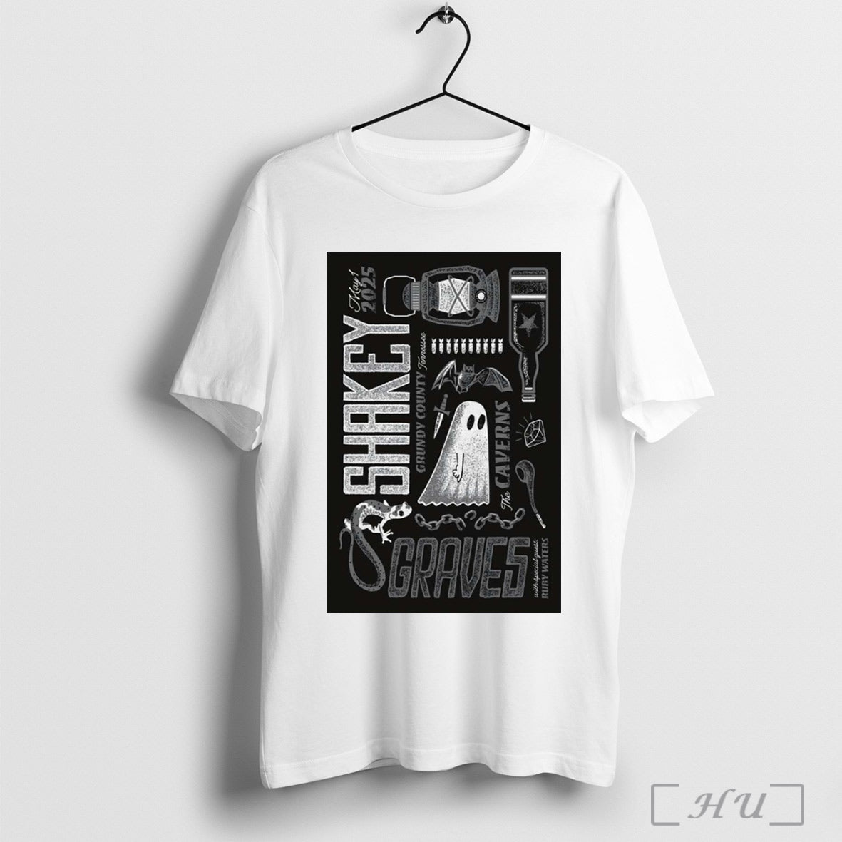 Trending Poster Shakey Graves The Caverns May 1 2025 - Adult & Kids T-Shirts, Sweatshirts & Hoodies apparel design preview 1