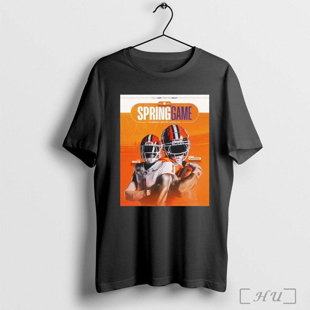 Trending Poster Spring Game Clemson South Carolina - Adult & Kids T-Shirts, Sweatshirts & Hoodies apparel design preview 1