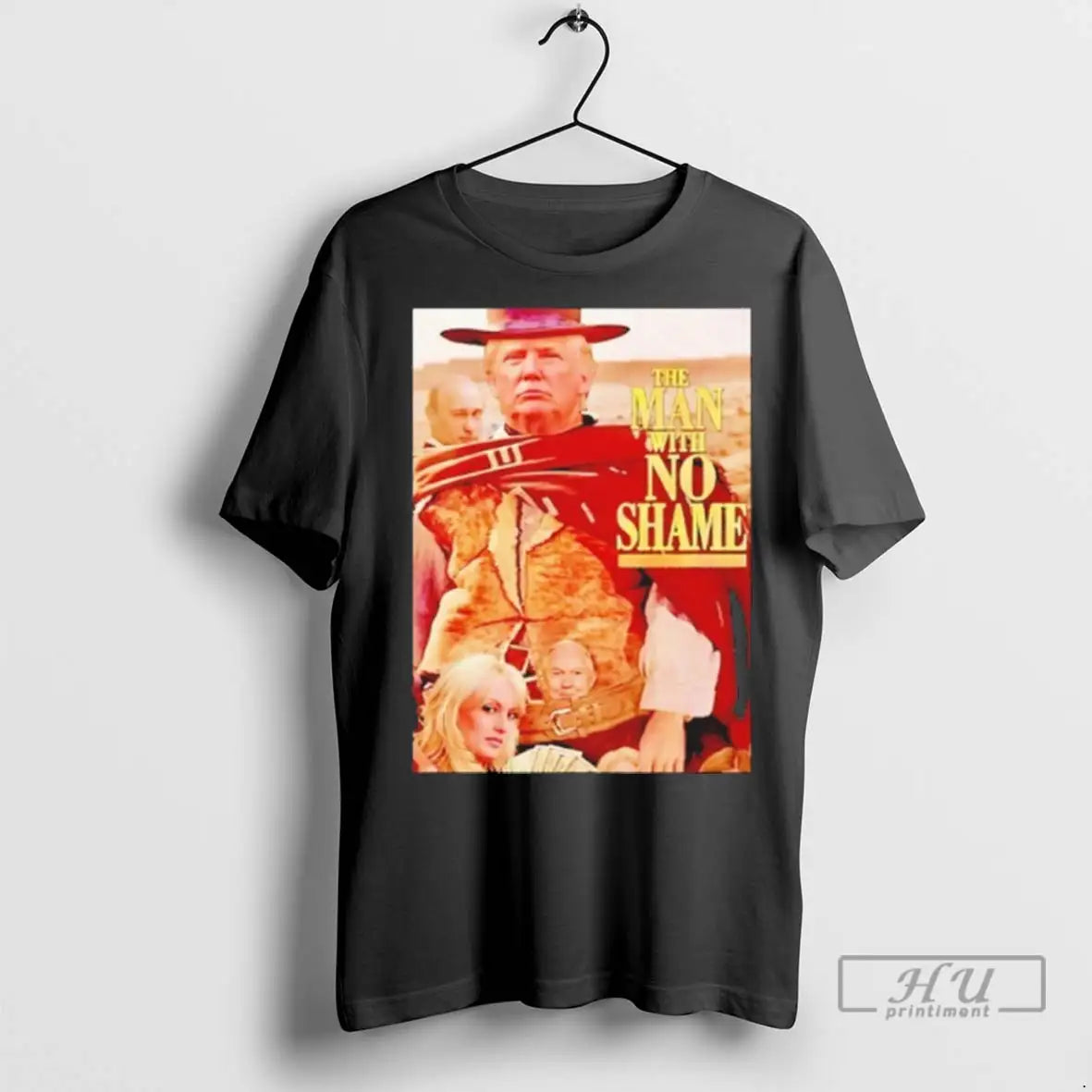 Trending Premium The Man With No Shame Donald Trump - Adult & Kids T-Shirts, Sweatshirts & Hoodies apparel design preview 1