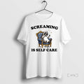 Trending Raccoon Screaming Is Self Care - Adult & Kids T-Shirts, Sweatshirts & Hoodies apparel design preview 1