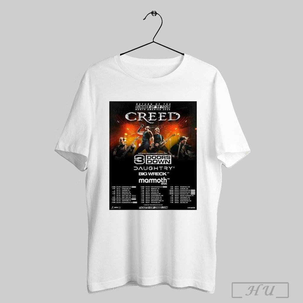 Trending Return Of The Summer 99 Tour North America - Adult & Kids T-Shirts, Sweatshirts & Hoodies apparel design preview 1
