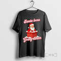 Trending Santa Loves Going Down Chirstmas - Adult & Kids T-Shirts, Sweatshirts & Hoodies apparel design preview 1