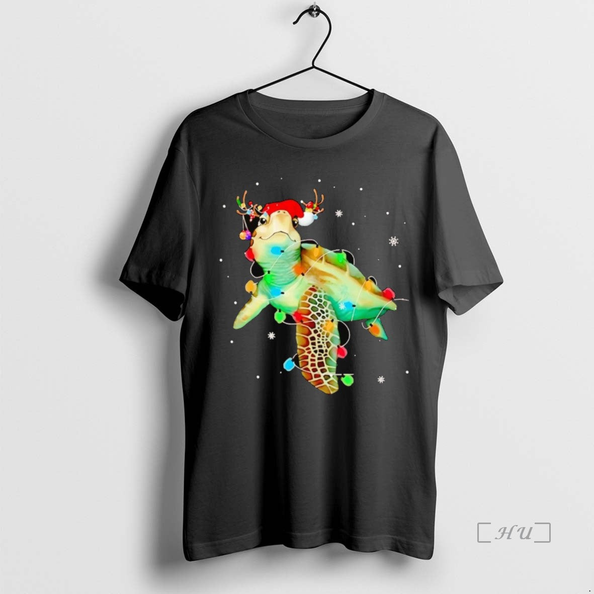 Trending Santa Turtle Light - Adult & Kids T-Shirts, Sweatshirts & Hoodies apparel design preview 1