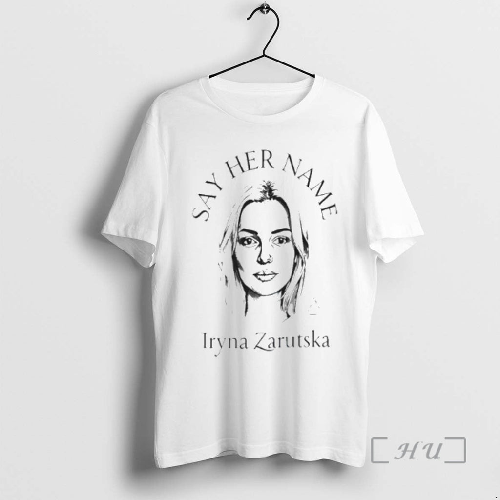 Trending Say Her Name Iryna Zarutska Ukrainian - Adult & Kids T-Shirts, Sweatshirts & Hoodies apparel design preview 1