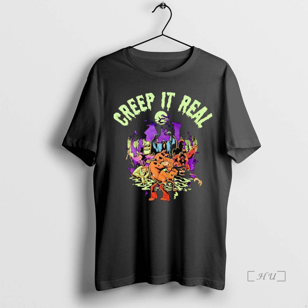 Trending Scooby Doo Creep Real - Adult & Kids T-Shirts, Sweatshirts & Hoodies apparel design preview 1