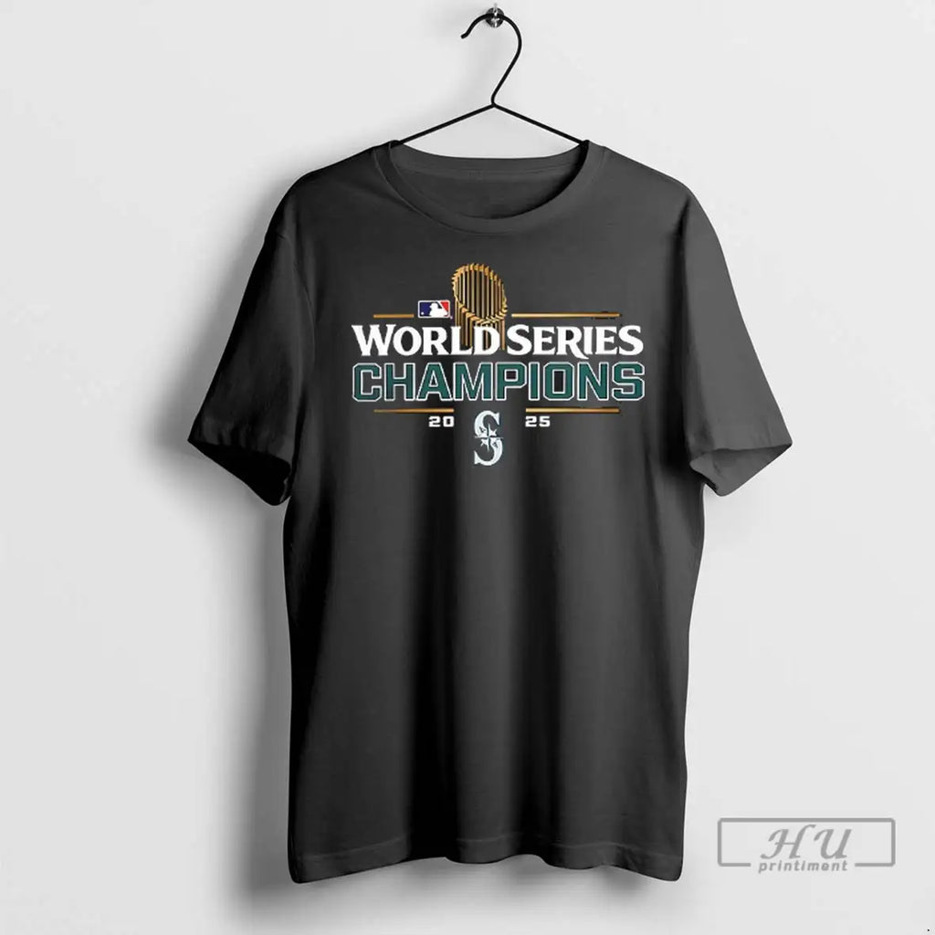 Trending Seattle Mariners 2025 World Series Champions - Adult & Kids T-Shirts, Sweatshirts & Hoodies apparel design preview 1