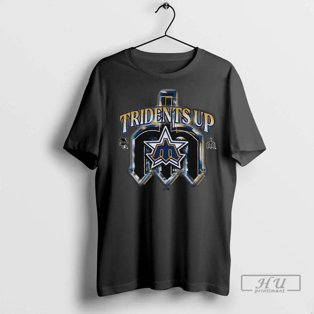 Trending Seattle Mariners Tridents Up Mlb Baseball - Adult & Kids T-Shirts, Sweatshirts & Hoodies apparel design preview 1
