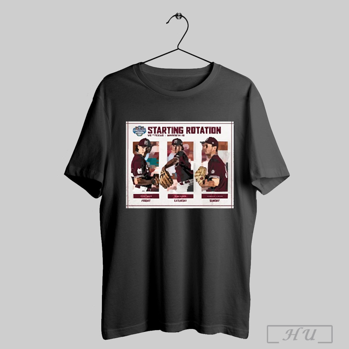 Trending Sec Opening Starting Rotation Vs Texas March - Adult & Kids T-Shirts, Sweatshirts & Hoodies apparel design preview 1