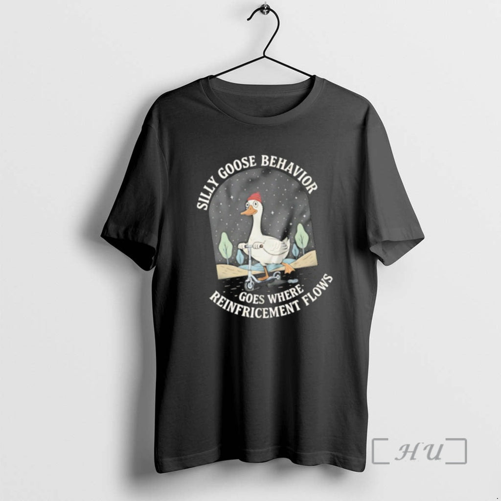 Trending Silly Goose Behavior Goes Where - Adult & Kids T-Shirts, Sweatshirts & Hoodies apparel design preview 1