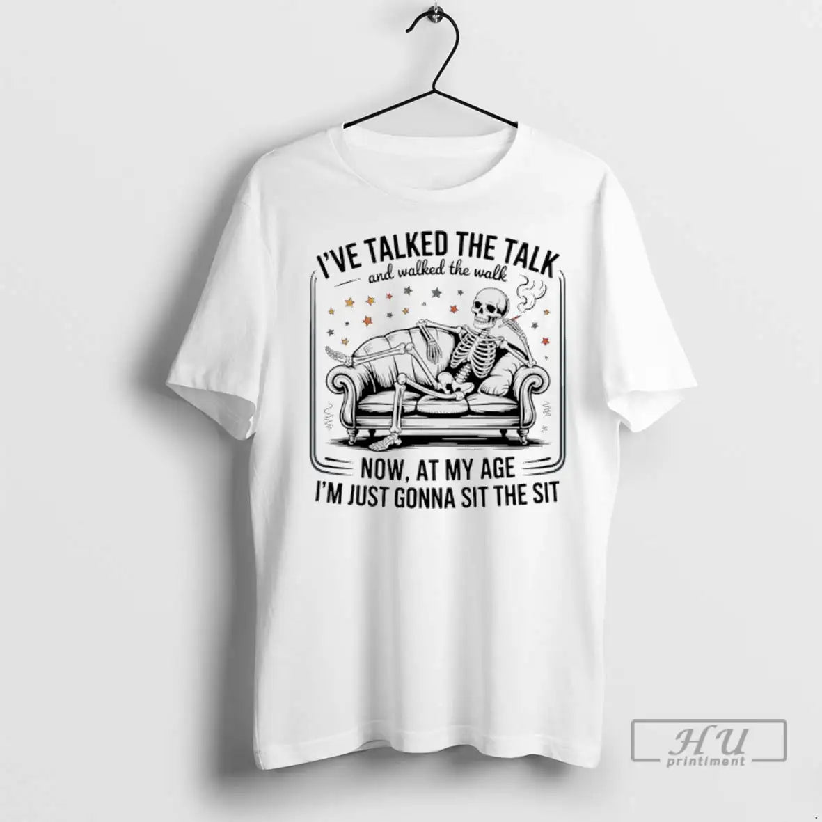 Trending Skeleton Smoking Ive Talked The Talk And - Adult & Kids T-Shirts, Sweatshirts & Hoodies apparel design preview 1