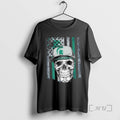 Trending Skull Wearing Cap Michigan State Spartans Us - Adult & Kids T-Shirts, Sweatshirts & Hoodies apparel design preview 1