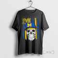 Trending Skull Wearing Cap Michigan Wolverines Us - Adult & Kids T-Shirts, Sweatshirts & Hoodies apparel design preview 1