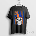 Trending Skull Wearing Cap Syracuse Orange Us Flag - Adult & Kids T-Shirts, Sweatshirts & Hoodies apparel design preview 1