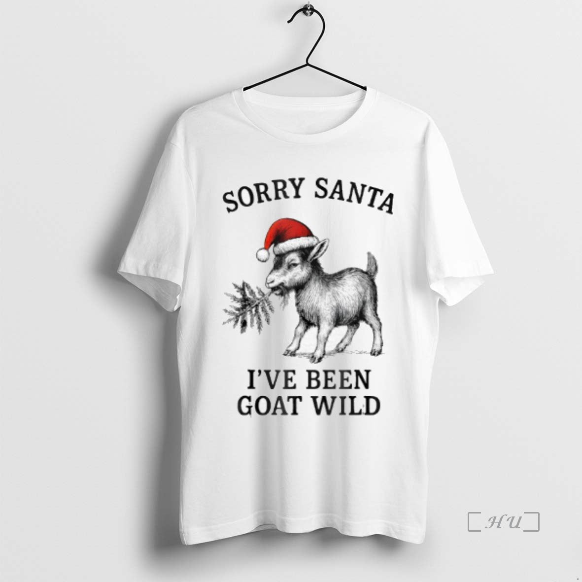 Trending Sorry Santa Ive Been Goat Wild - Adult & Kids T-Shirts, Sweatshirts & Hoodies apparel design preview 1