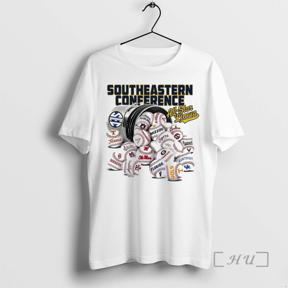 Trending Southeastern Conference All Star Lineup - Adult & Kids T-Shirts, Sweatshirts & Hoodies apparel design preview 1