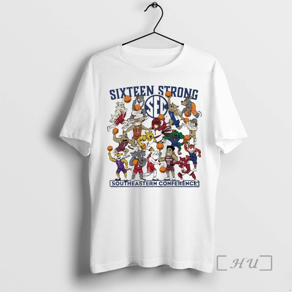 Trending Southeastern Conference Teams Sixteen Strong - Adult & Kids T-Shirts, Sweatshirts & Hoodies apparel design preview 1