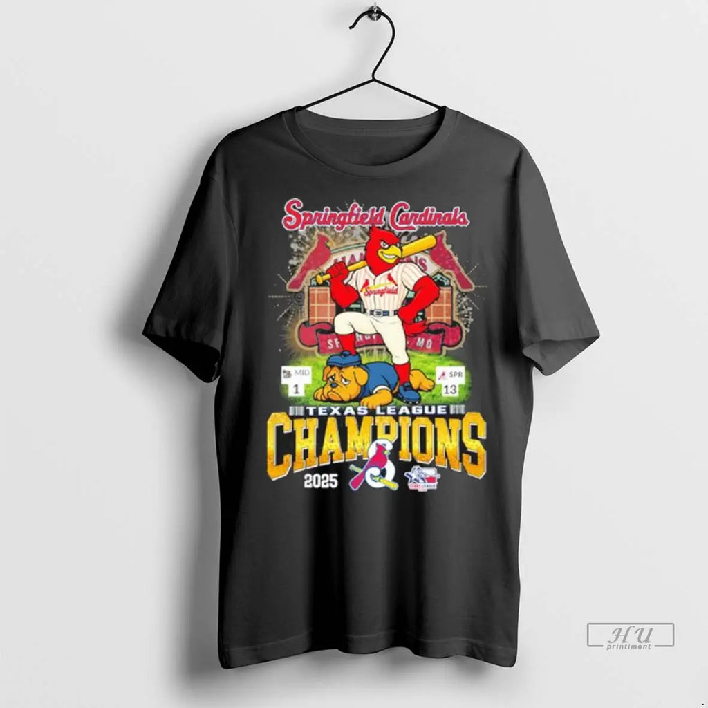 Trending Springfield Cardinals 2025 Texas League - Adult & Kids T-Shirts, Sweatshirts & Hoodies apparel design preview 1