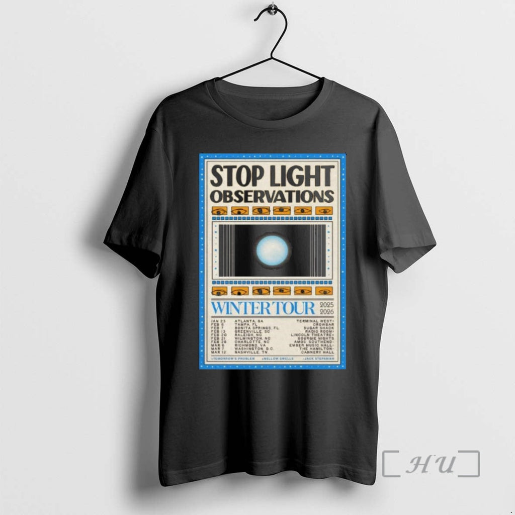 Trending Stop Light Observations Winter Tour 2026 - Adult & Kids T-Shirts, Sweatshirts & Hoodies apparel design preview 1