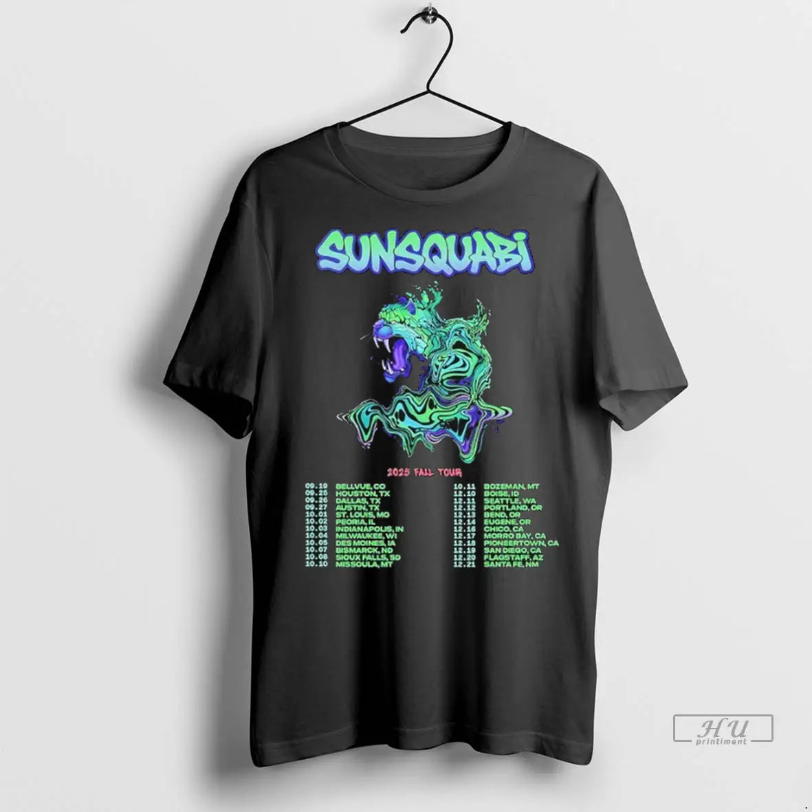 Trending Sunsquabi 2025 Fall Tour Dates In Bellvue Co - Adult & Kids T-Shirts, Sweatshirts & Hoodies apparel design preview 1