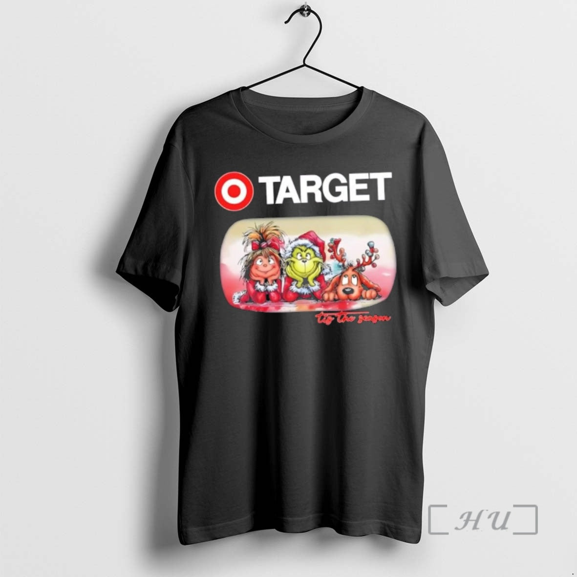 Trending Target X Team Grinch Tis Season - Adult & Kids T-Shirts, Sweatshirts & Hoodies apparel design preview 1