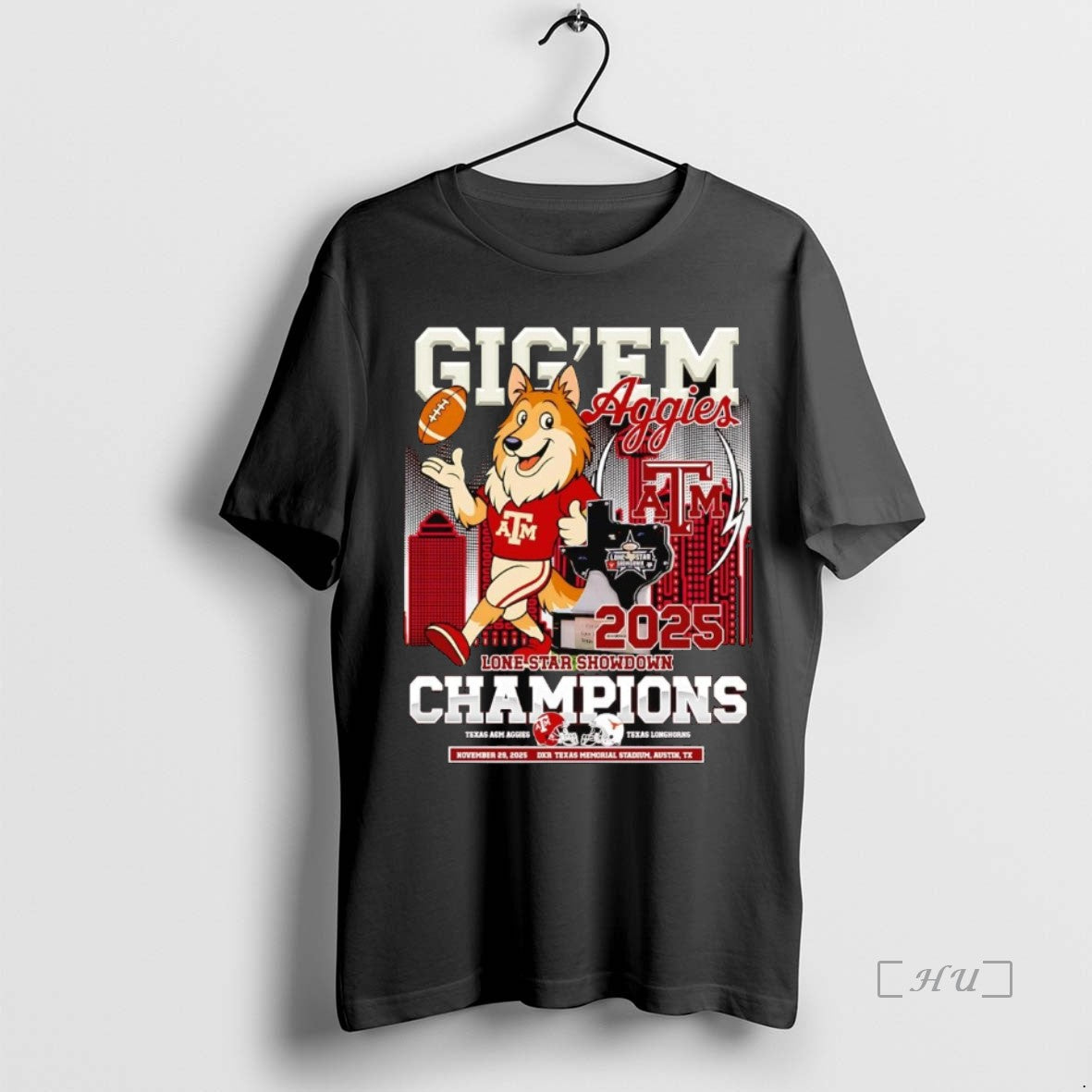 Trending Texas Am Aggies 2025 Lone Star Showdown - Adult & Kids T-Shirts, Sweatshirts & Hoodies apparel design preview 1