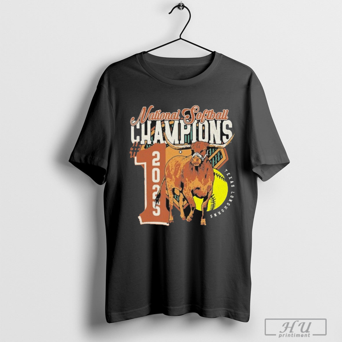 Trending Texas Longhorns 2025 Ncaa Softball Womens - Adult & Kids T-Shirts, Sweatshirts & Hoodies apparel design preview 1