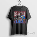Trending Texas Tech Red Raiders Vs Kansas Jayhawks - Adult & Kids T-Shirts, Sweatshirts & Hoodies apparel design preview 1