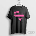 Trending Texas Stripes Of Strength Pink Ribbon - Adult & Kids T-Shirts, Sweatshirts & Hoodies apparel design preview 1