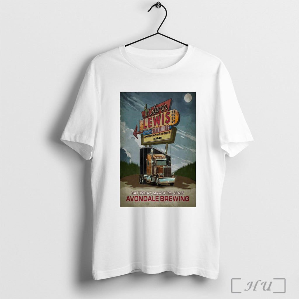 Trending The Aaron Lewis And Stateliners American As - Adult & Kids T-Shirts, Sweatshirts & Hoodies apparel design preview 1