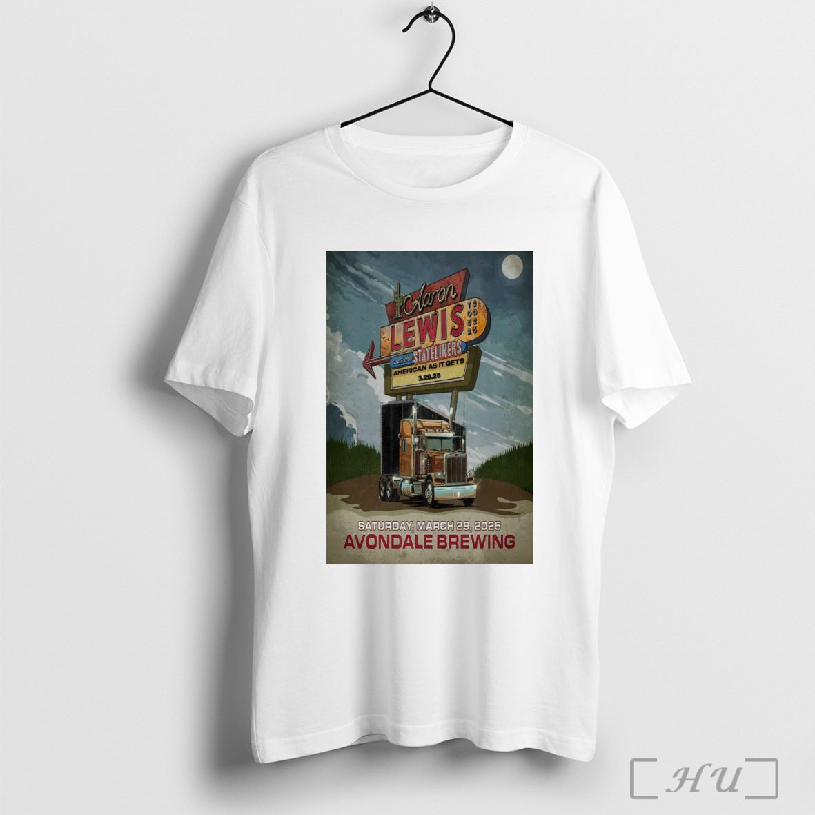 Trending The Aaron Lewis And Stateliners American As - Adult & Kids T-Shirts, Sweatshirts & Hoodies apparel design preview 1
