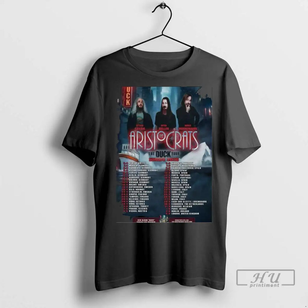 Trending The Aristocrats Duck Tour Europe 2026 Long - Adult & Kids T-Shirts, Sweatshirts & Hoodies apparel design preview 1