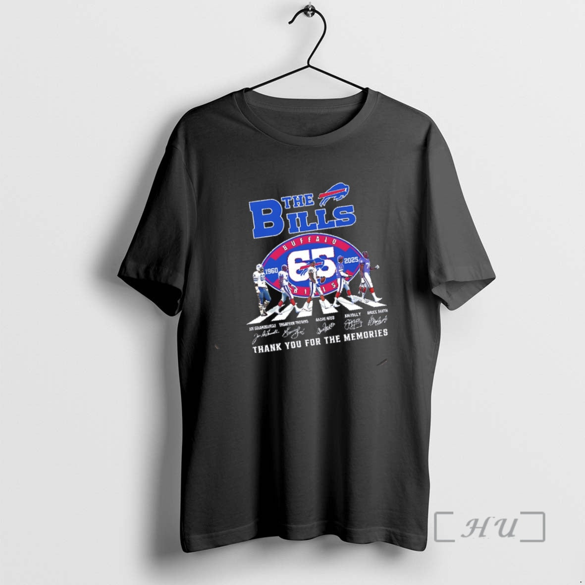 Trending Bills 65 Years 1960 2025 Thank You Memories - Adult & Kids T-Shirts, Sweatshirts & Hoodies apparel design preview 1