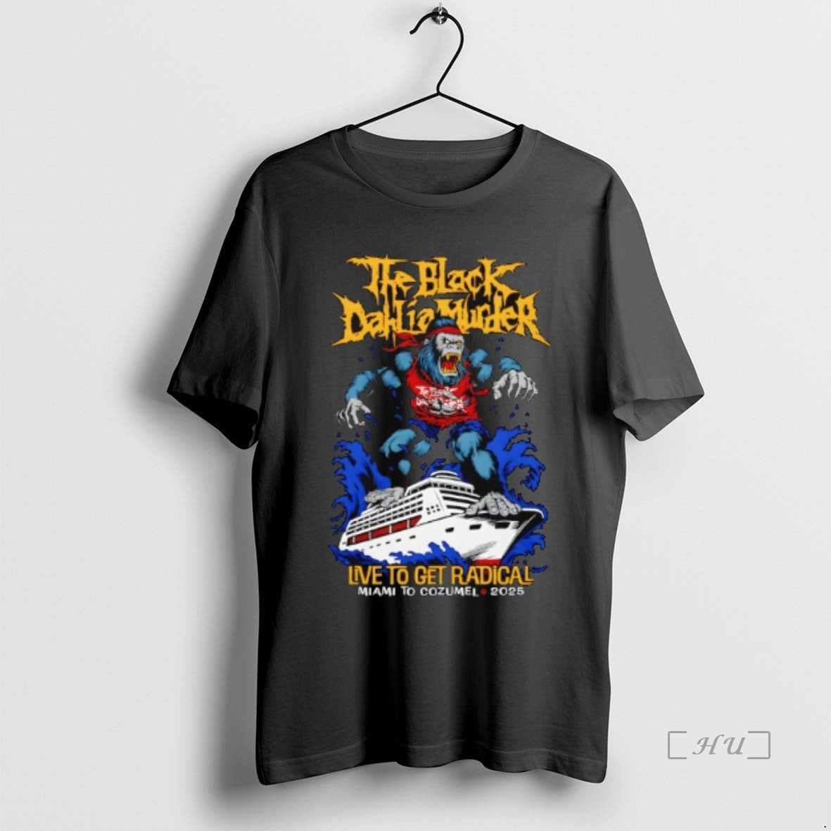 Trending Black Dahlia Murder Smashes Sea - Adult & Kids T-Shirts, Sweatshirts & Hoodies apparel design preview 1