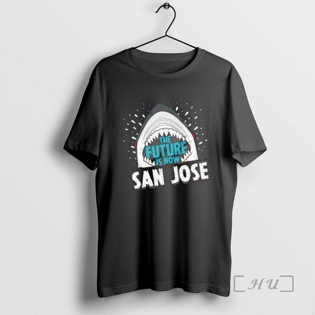 Trending Future Is Now San Jose Sharks Hockey - Adult & Kids T-Shirts, Sweatshirts & Hoodies apparel design preview 1