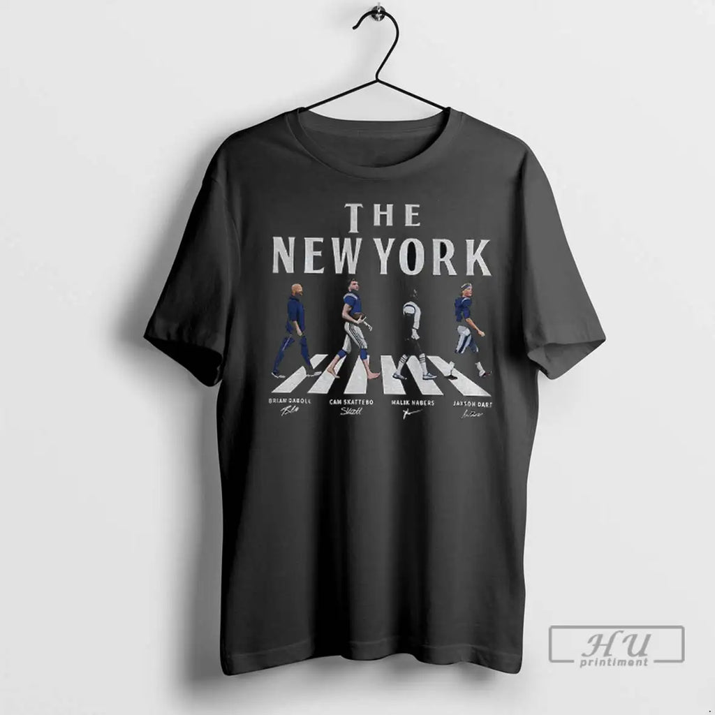 Trending The New York Brian Daboll Cam Skattebo Malik - Adult & Kids T-Shirts, Sweatshirts & Hoodies apparel design preview 1
