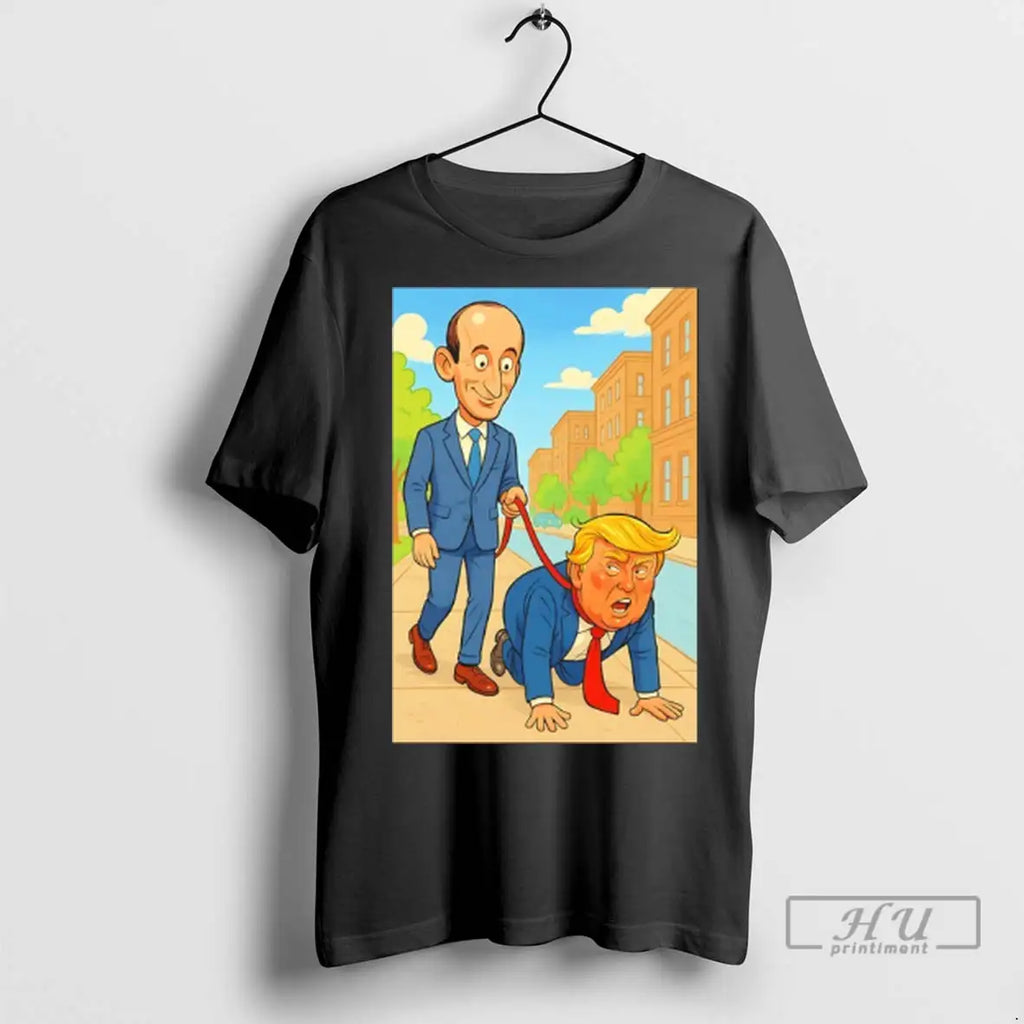 Trending Time For Your Daily Walk Donald Trump Carton - Adult & Kids T-Shirts, Sweatshirts & Hoodies apparel design preview 1